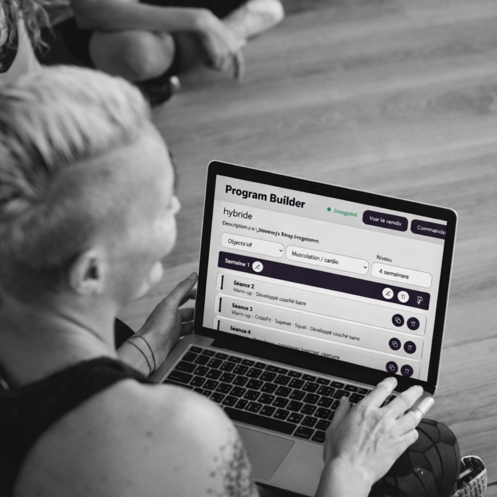 Aperçu de l’application de coaching personnalisée